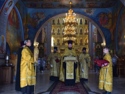 Всенощное бдение накануне Недели 12-й по Пятидесятнице