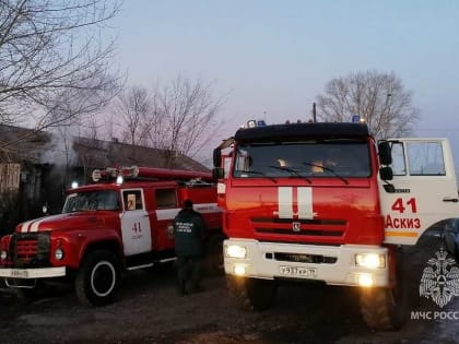 Квартиру в Аскизском районе уничтожил огонь накануне
