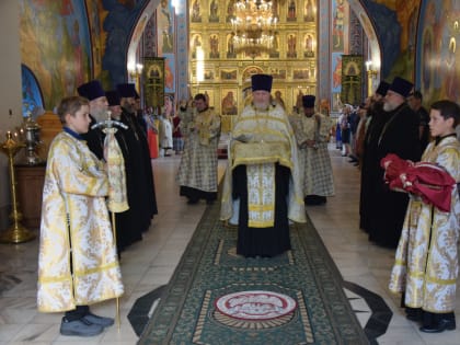 Всенощное бдение накануне праздника Преображения Господня