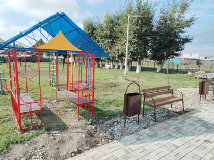Две общественные территории в селе Аскиз стали комфортнее  для отдыха
