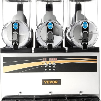 Triple Tank Slush Machine Front View