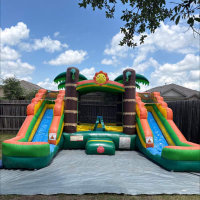 Tropical Bouncer with TWO Slides