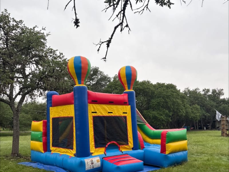 Large Balloon Castle with Slide