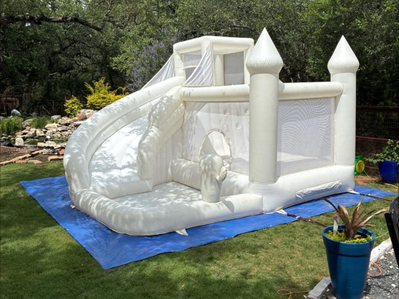 Large White Combo with Slide