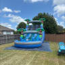 Blue Double Lane Waterslide view 3