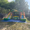 Tropical Bouncer with TWO Slides view 3