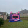 Pink Bounce Castle view 3