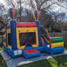 Large Balloon Castle with Slide view 1