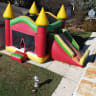 Red Inflatable Castle with Slide view 2