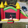 Red Inflatable Castle with Slide view 3
