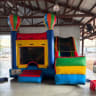 Large Balloon Castle with Slide view 3