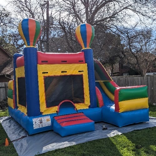 Large Balloon Castle with Slide