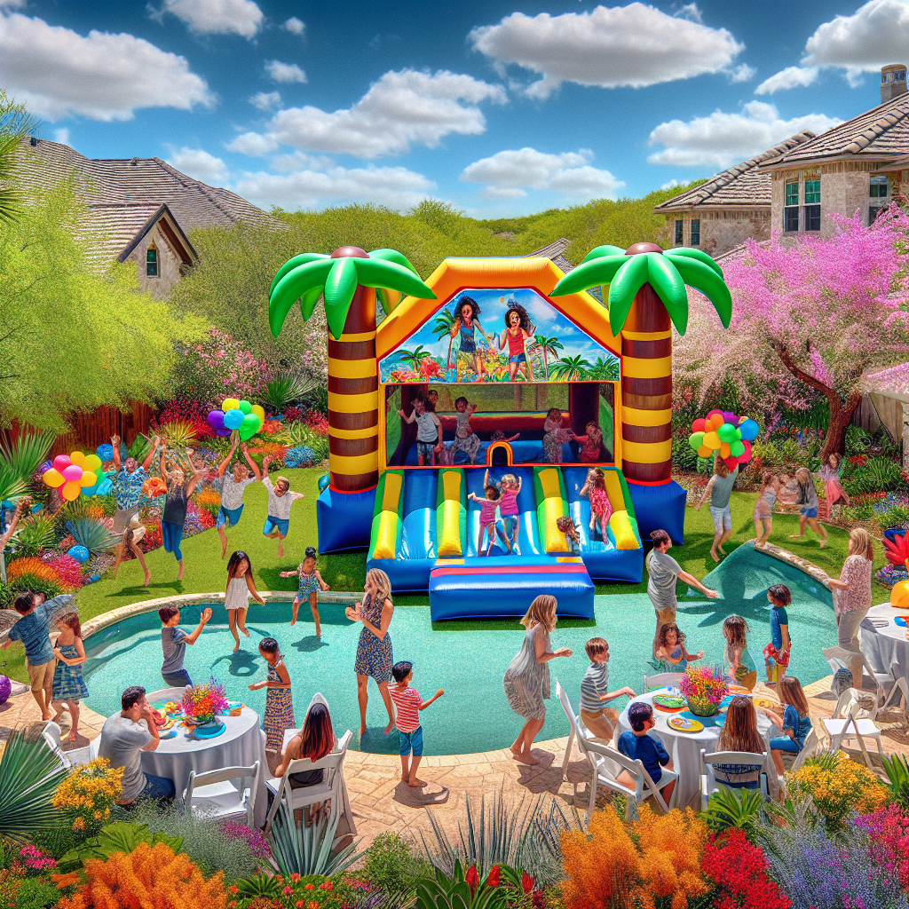 whole lotta fun spring break inflatable rentals san antonio texas - satx bounce