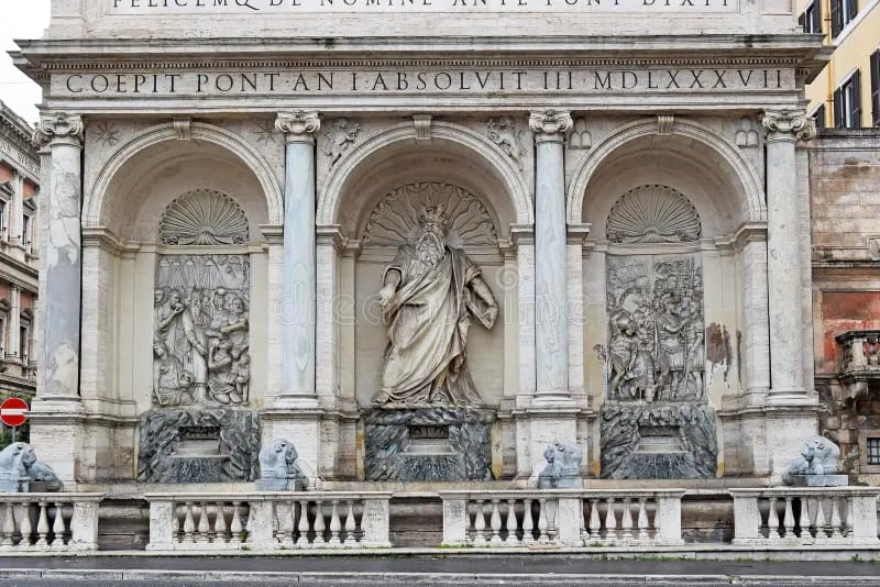 Fountain of Moses (Fontana dell'Acqua Felice)