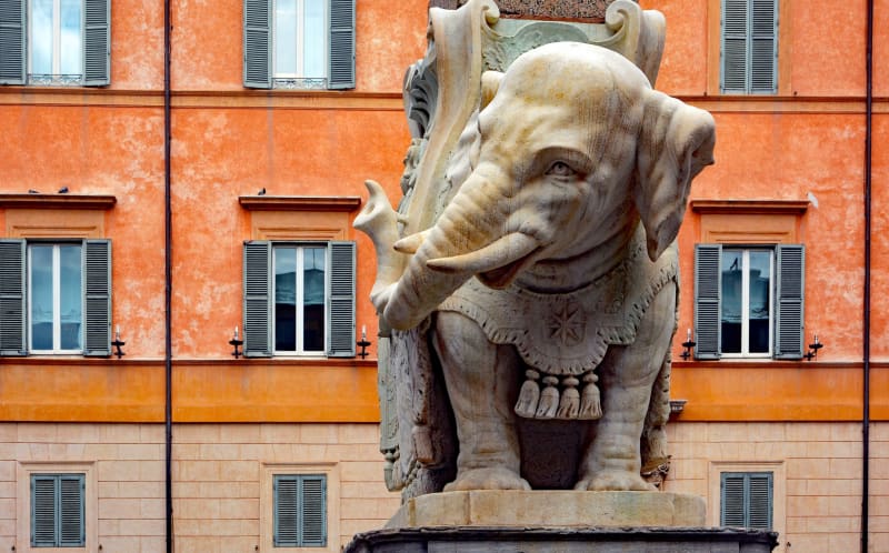 Minerveo Obelisk (Bernini Elephant)