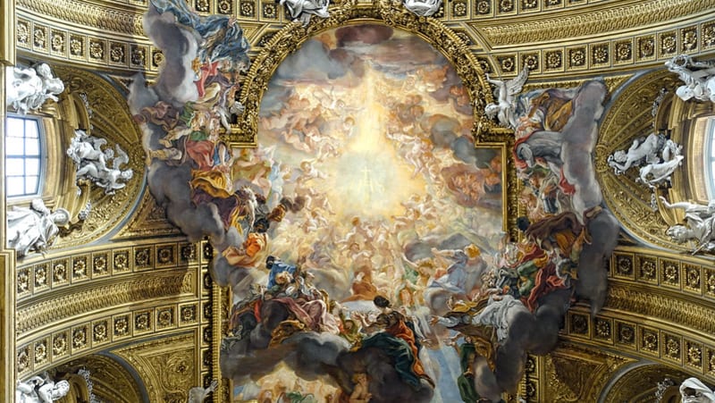 Triumph of the Name of Jesus (aceiling) 1