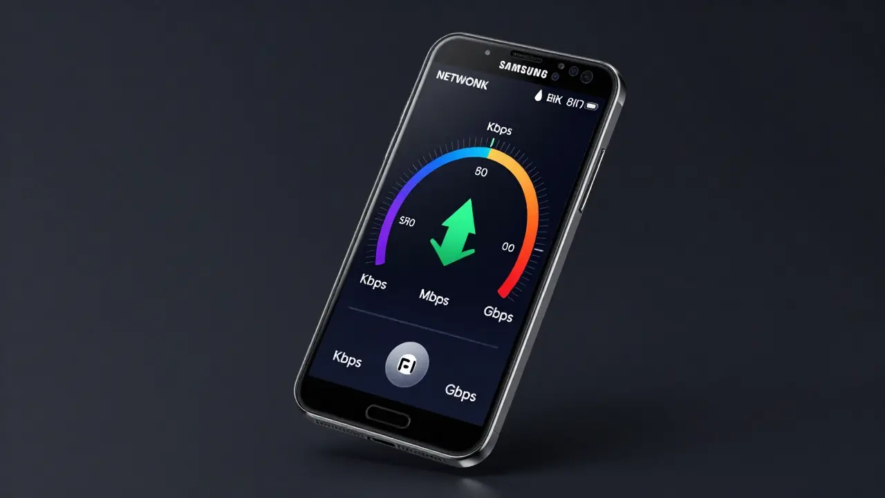 Samsung Lidera la Carrera: El Indicador de Velocidad de Red Llega a One UI 9