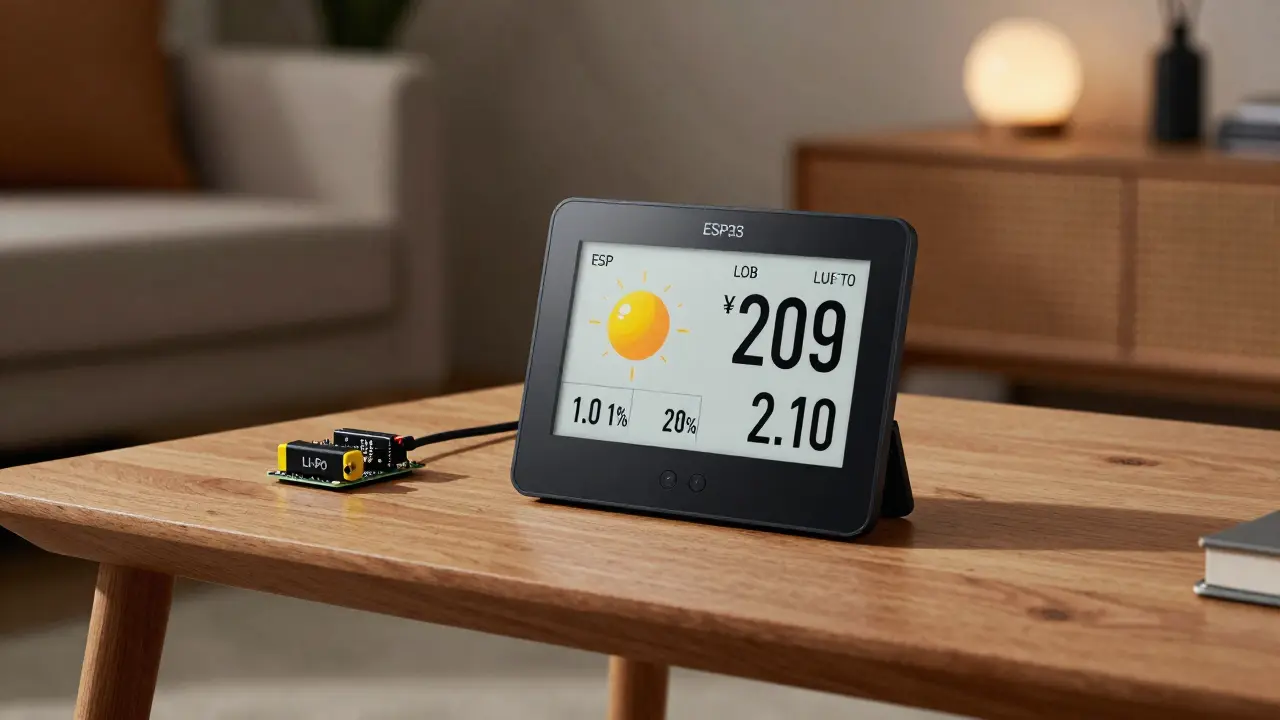 ESP32 E-Paper: Cómo la Optimización de Firmware Extiende la Vida Útil de un Tracker Meteorológico a 1.5 Años