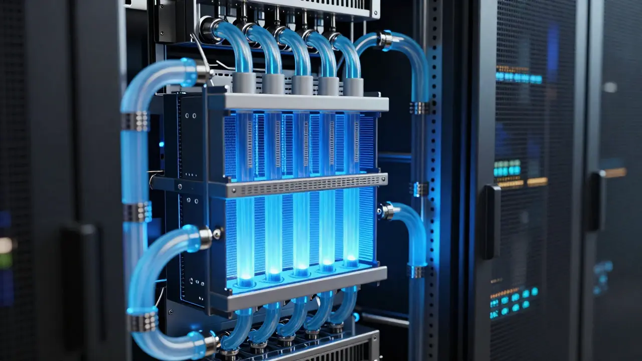 Nvidia y el Frío Extremo: Cómo la Refrigeración Líquida Redefine la Eficiencia Hídrica en Data Centers de IA