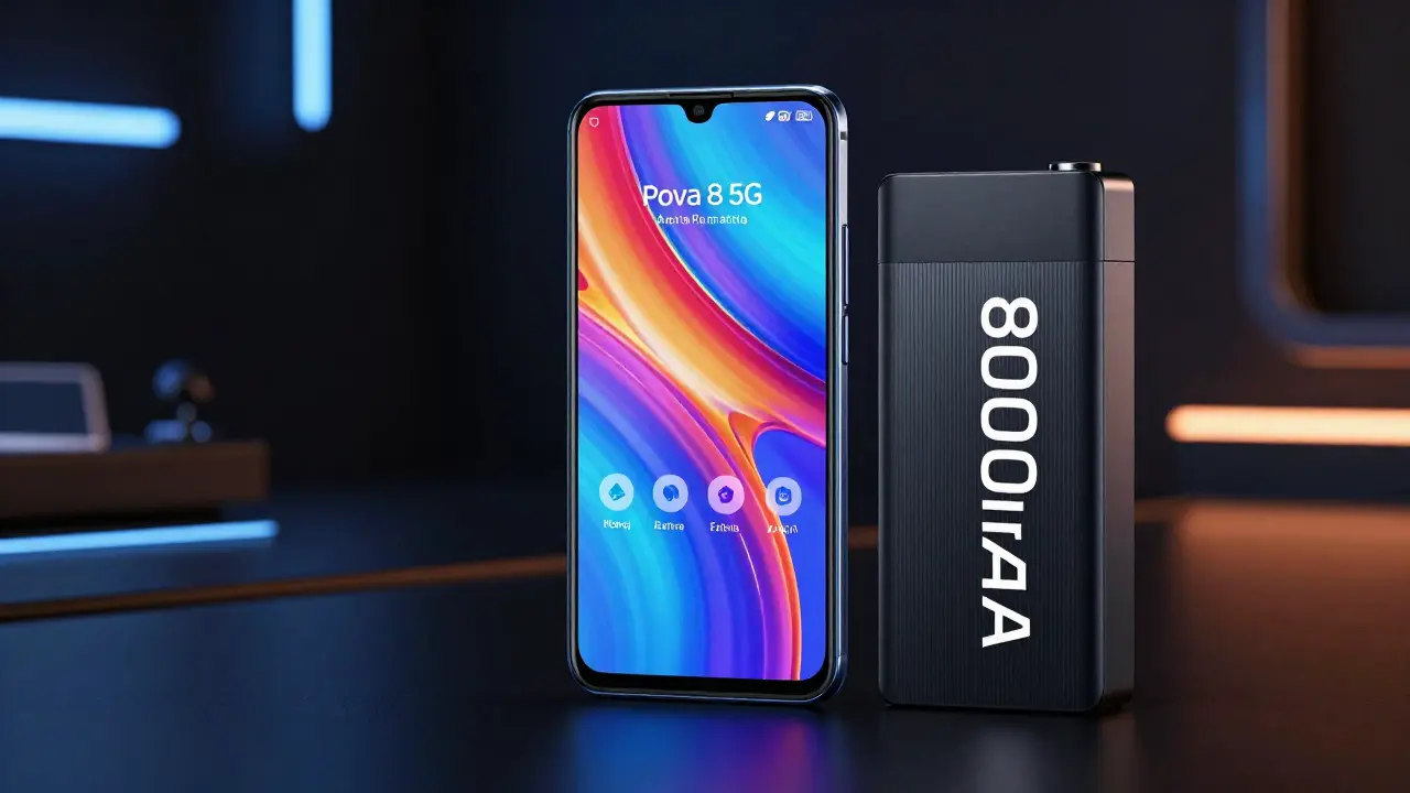 Tecno Pova 8 5G: La Fusión de Batería Masiva, IA y Diseño que Redefine el Segmento
