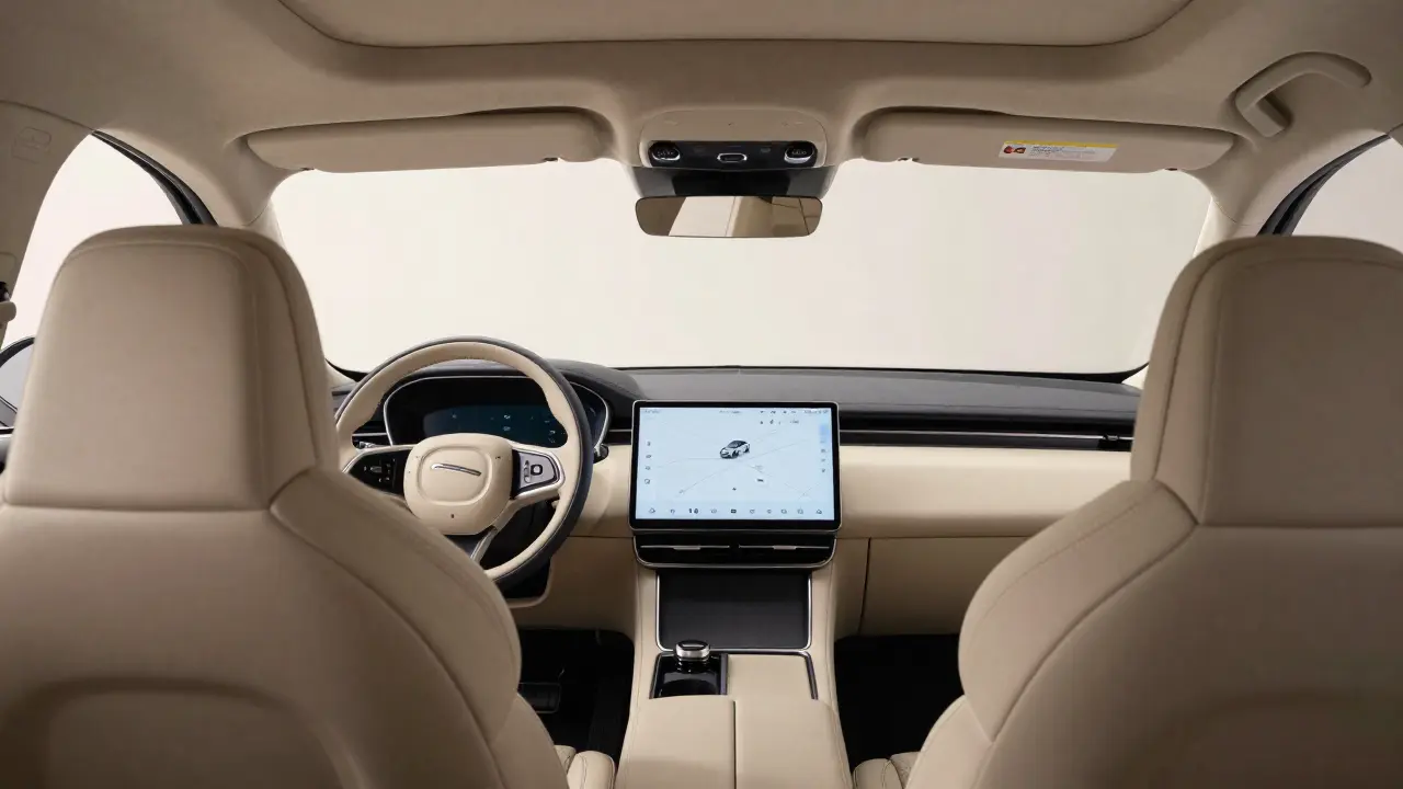 Jaguar presenta el Type 01: Un vistazo al interior minimalista de su EV