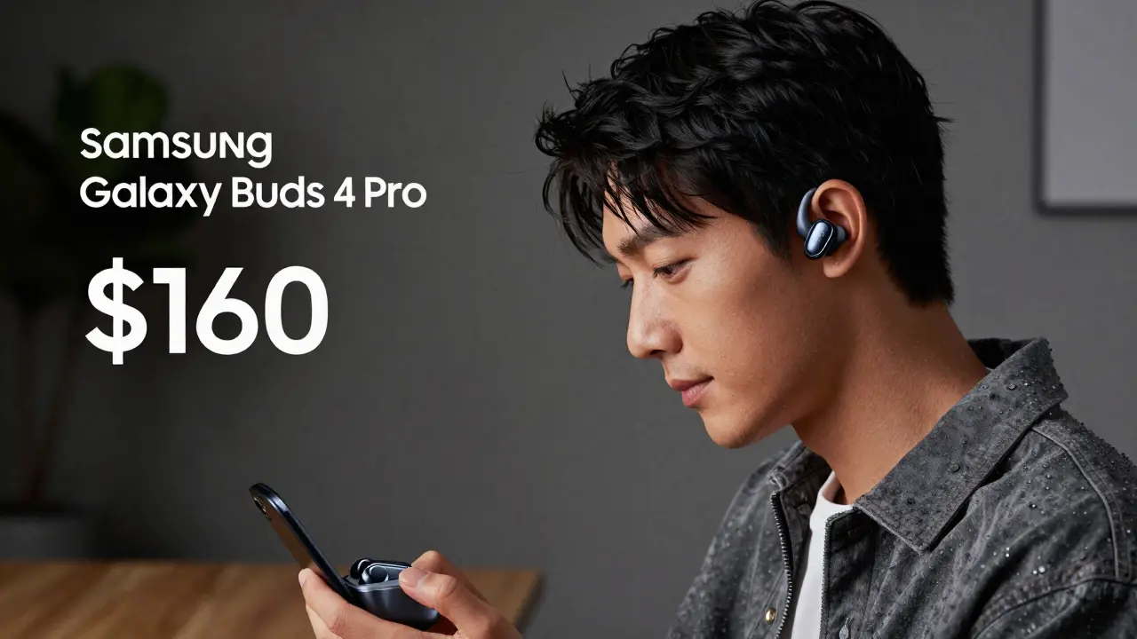 Samsung Galaxy Buds 4 Pro a la venta por $160, es momento de actualizar