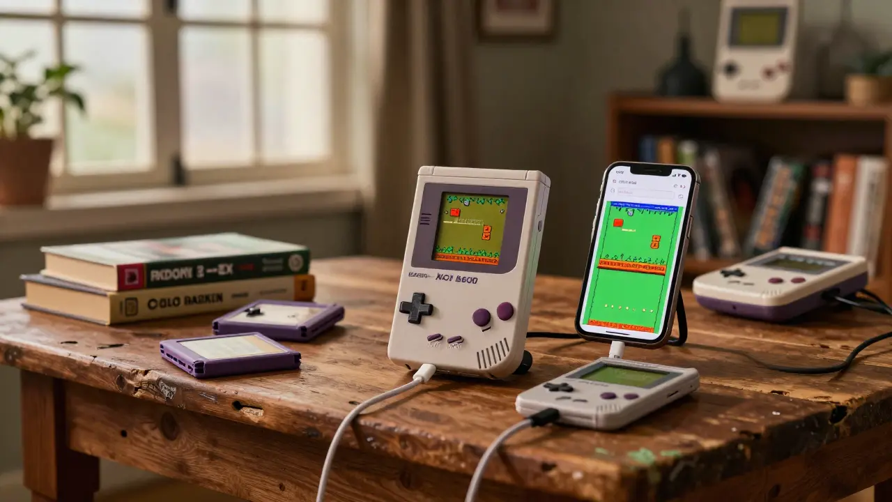 Un ESP32 y un casco 3D imprimido: la nueva forma de jugar a los clásicos de Game Boy en tu teléfono
