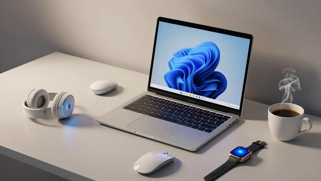 Microsoft introduce un nuevo widget de batería en Windows 11 para monitorear dispositivos Bluetooth y la carga del portátil