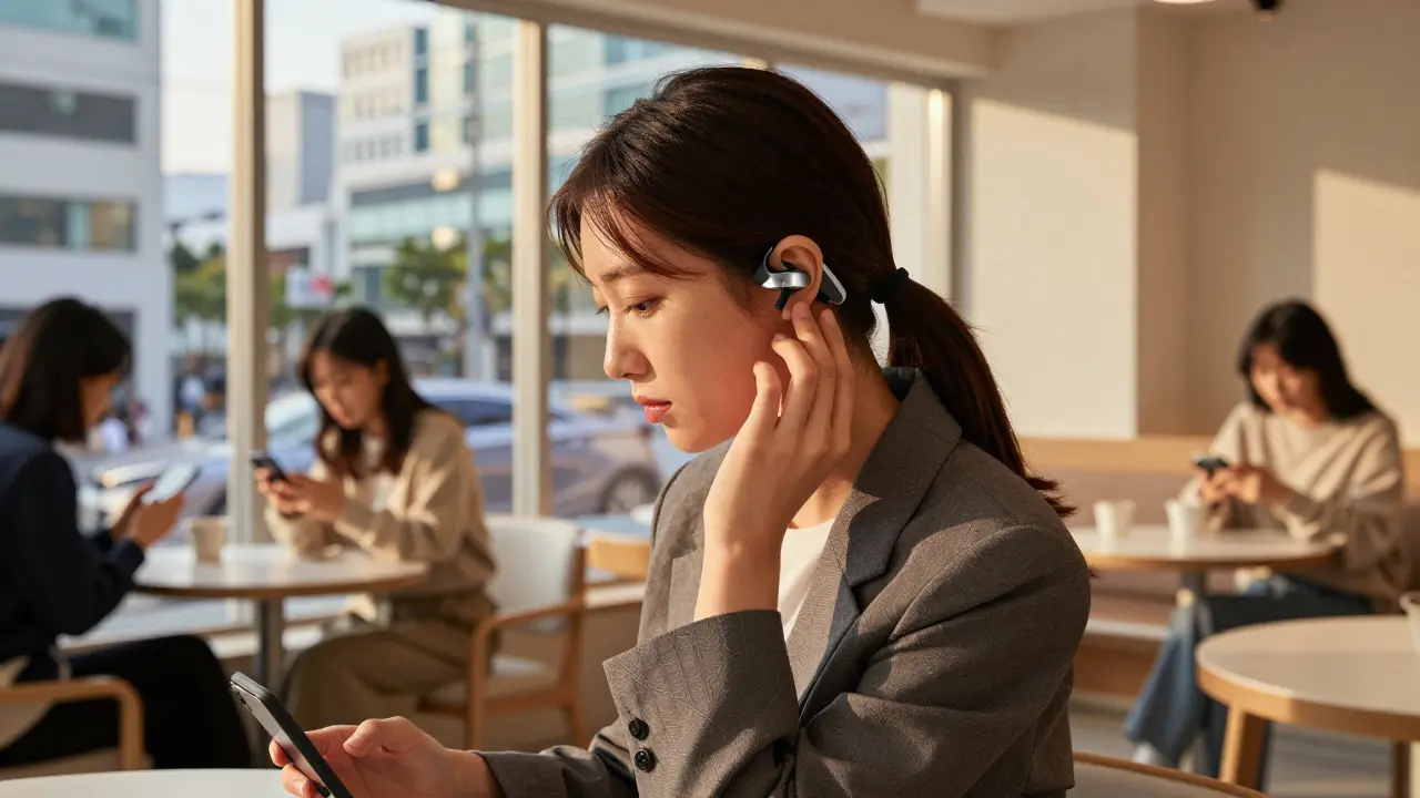 Samsung lanza sus primeras auriculares clip-on en Corea del Sur