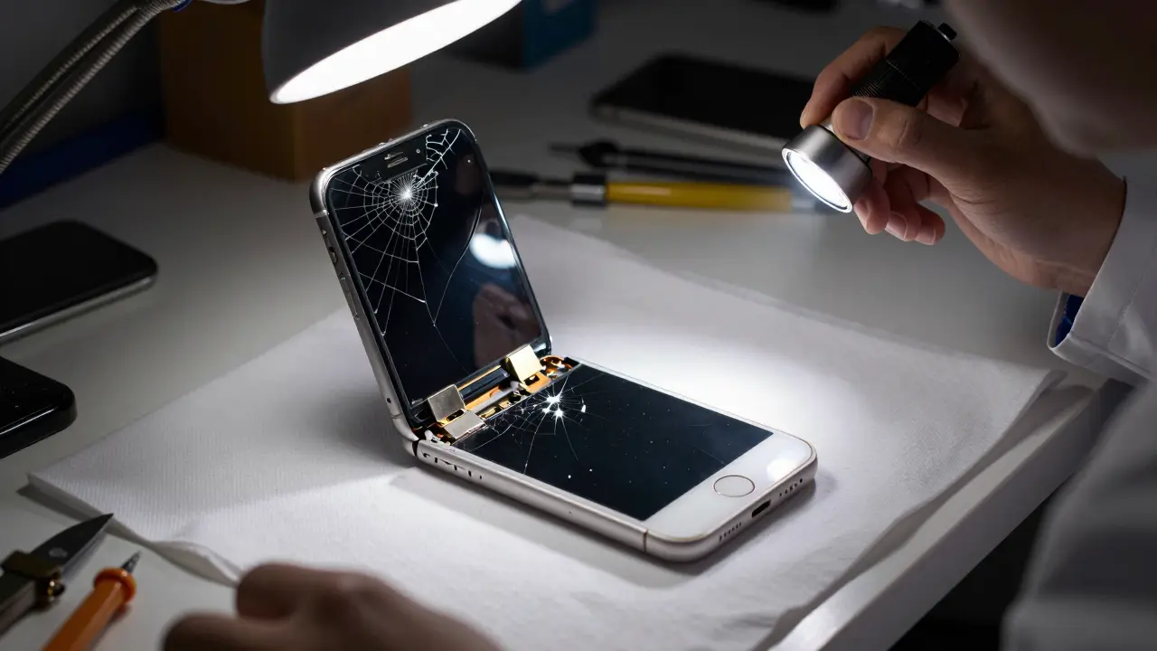 iFixit descompone el iPhone Duo: ¿Cómo oculta Apple las grietas y los daños en las bisagras?