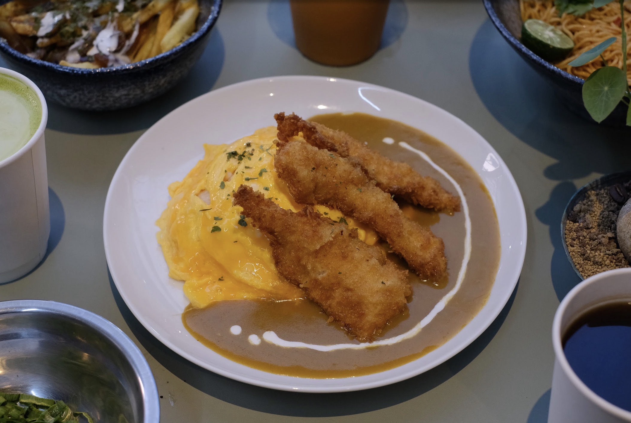 Japanese Chicken Curry Rice with Tornado egg