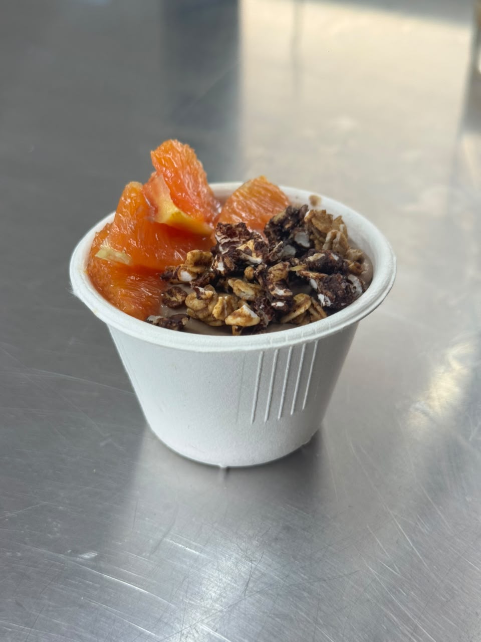 High Protein Chocolate Mousse with Granola Crumble