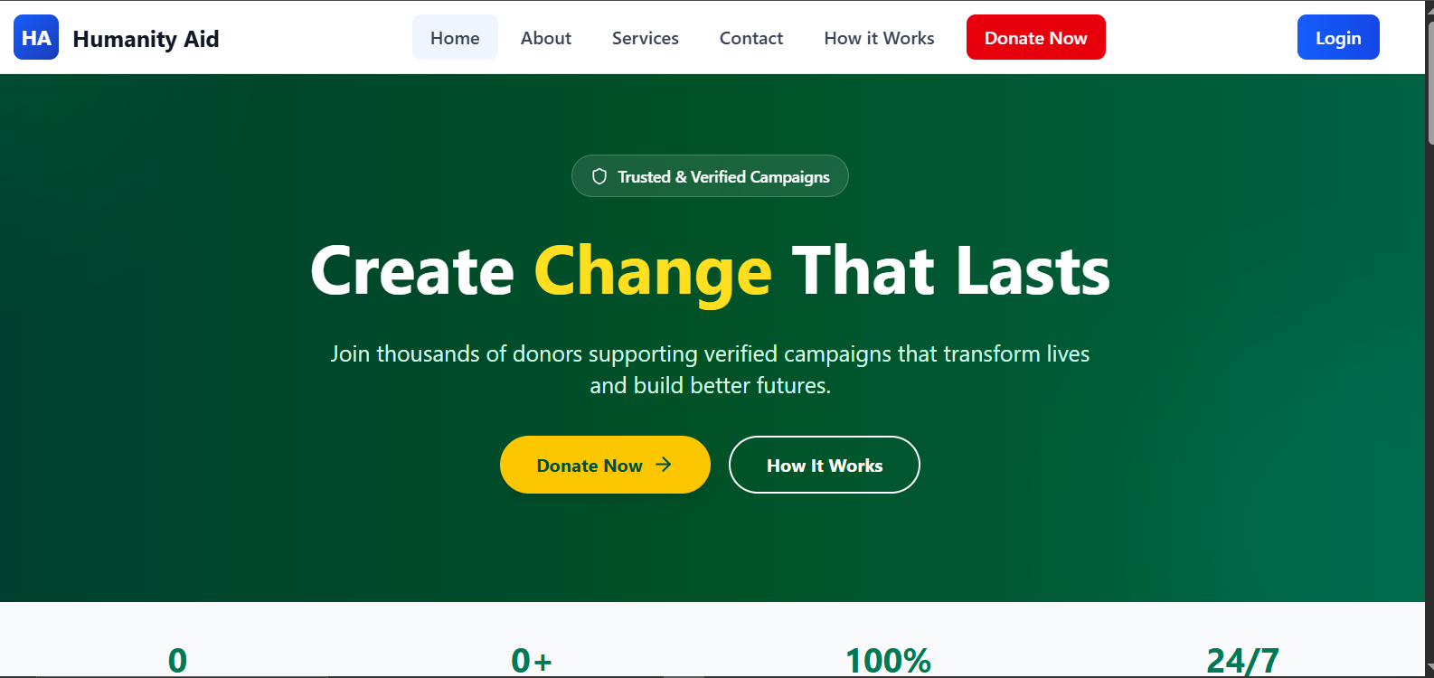 Donation – Full-Stack Donation & Campaign Platform