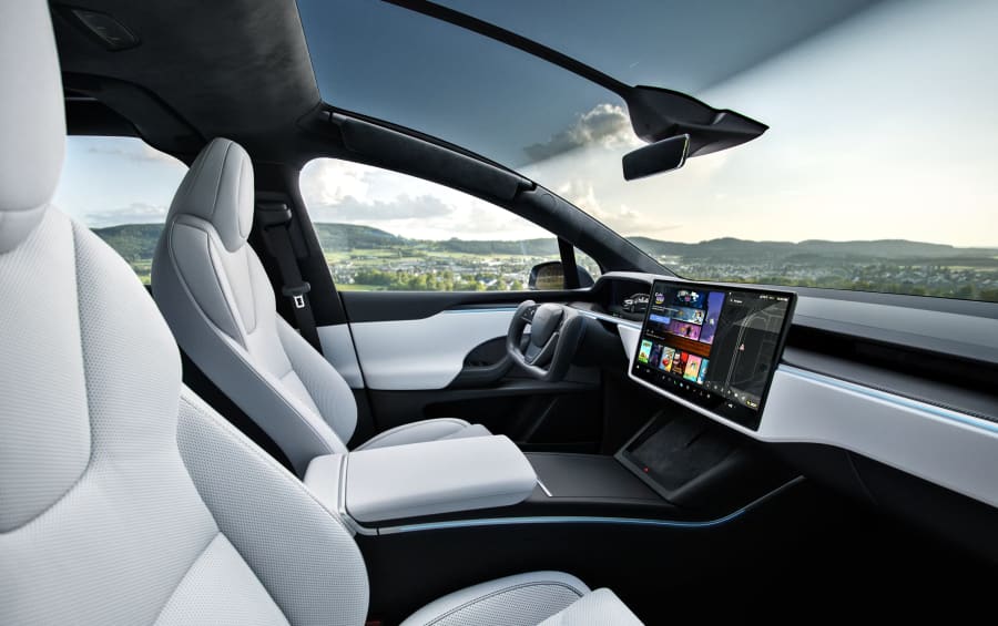 Model X interior