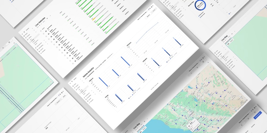 Fleet management dashboard