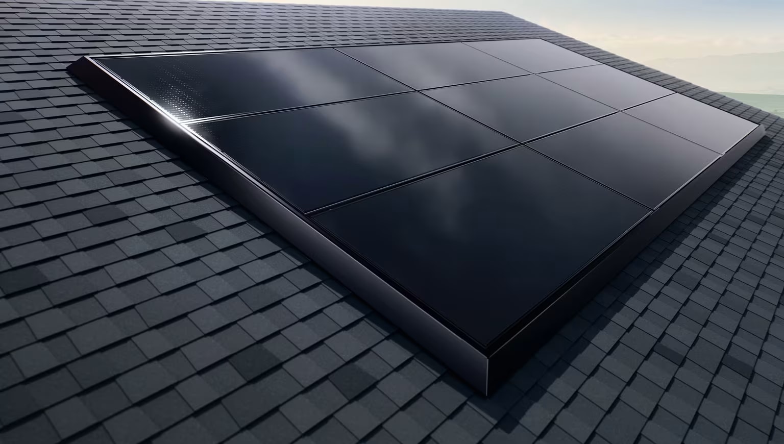 Solar Panels installed on a roof