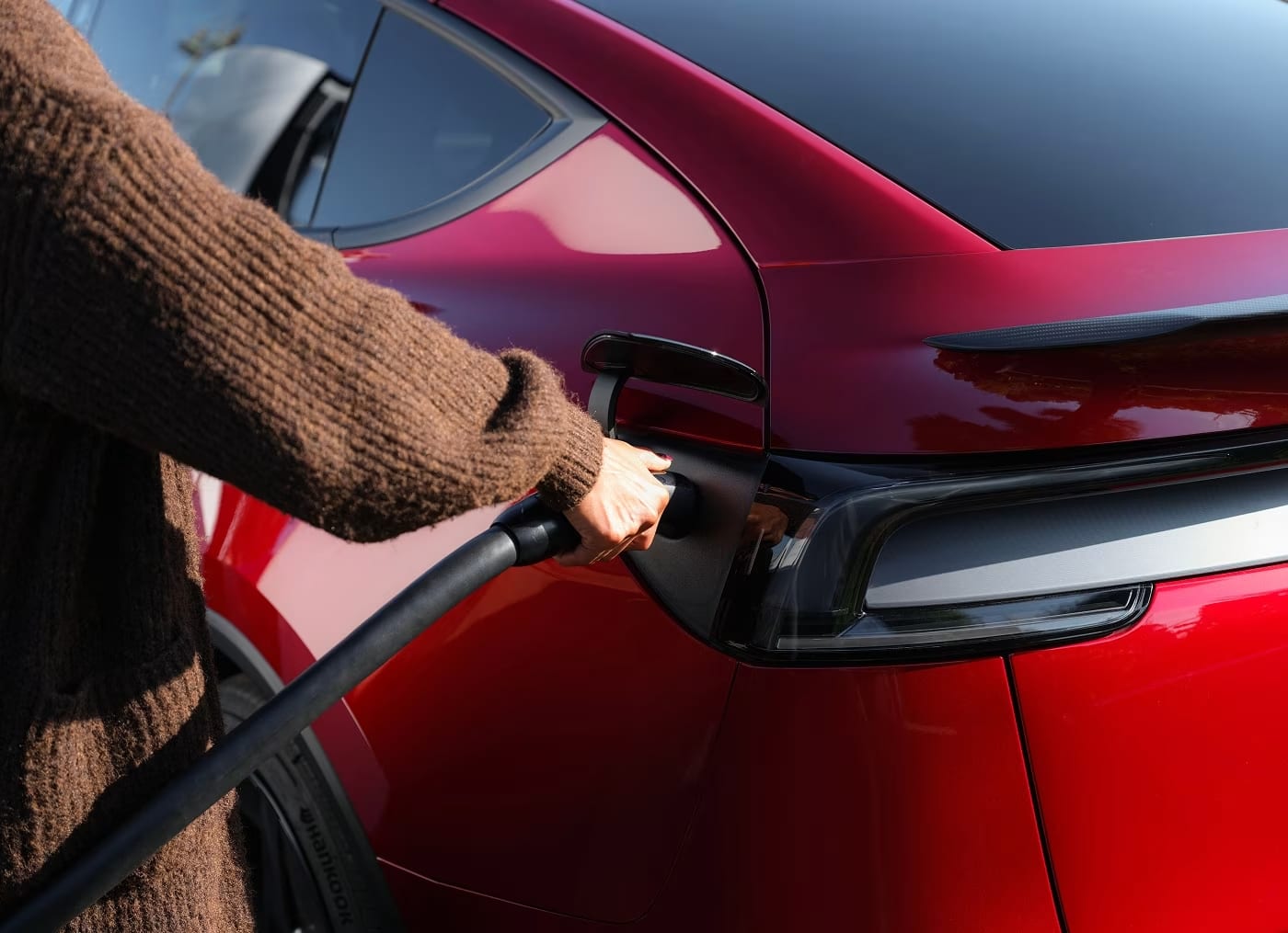 Tesla vehicle charging