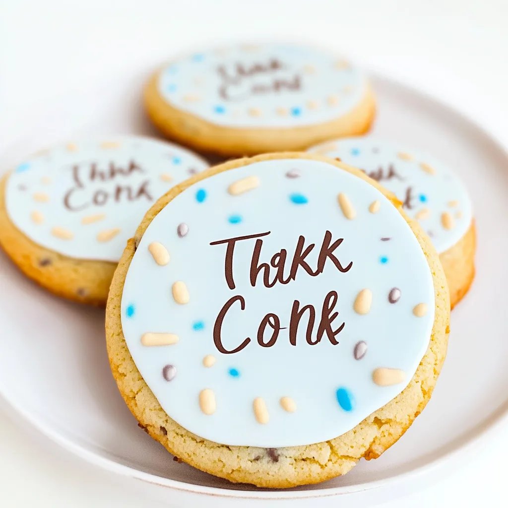 thank you cookies: Warm and Buttery Delight