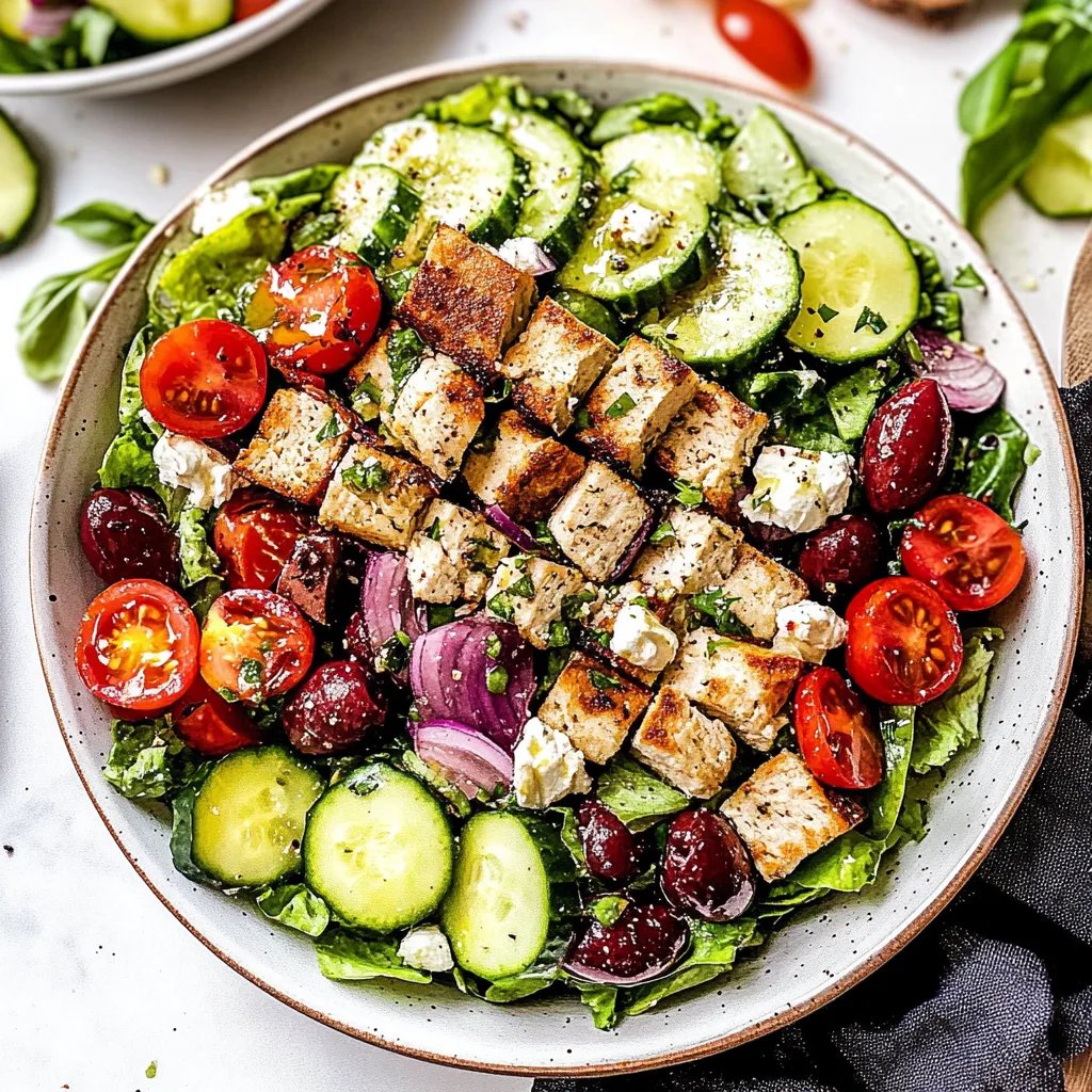 Mediterranean Salad: Refreshing Summer Delight