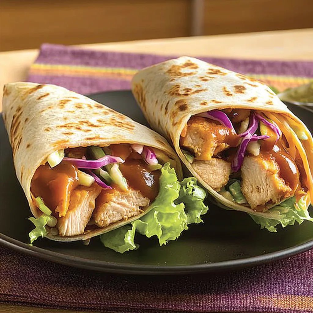 BBQ Chicken Coleslaw Wraps: Flavor Explosion Awaits!