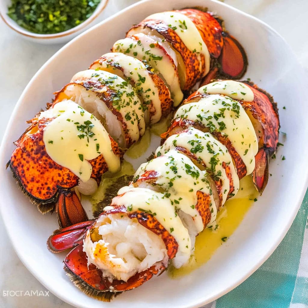 lobster tails: Juicy Grilled Delight with Garlic Butter