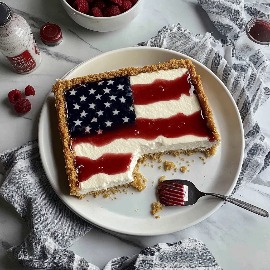 American Flag Cheesecake: A Festive Delight to Celebrate