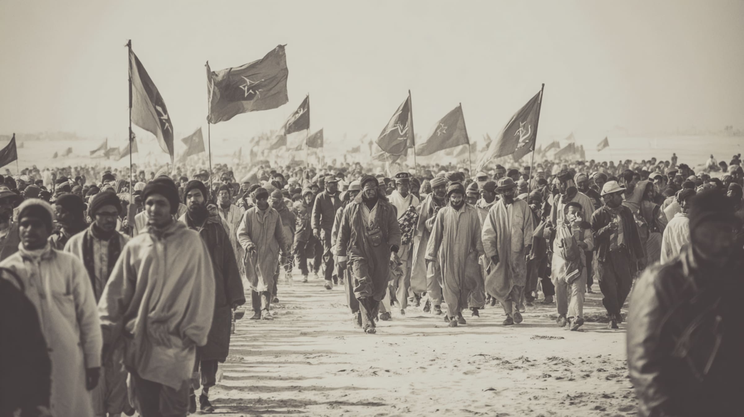 The Day 350,000 People Walked Into the Sahara