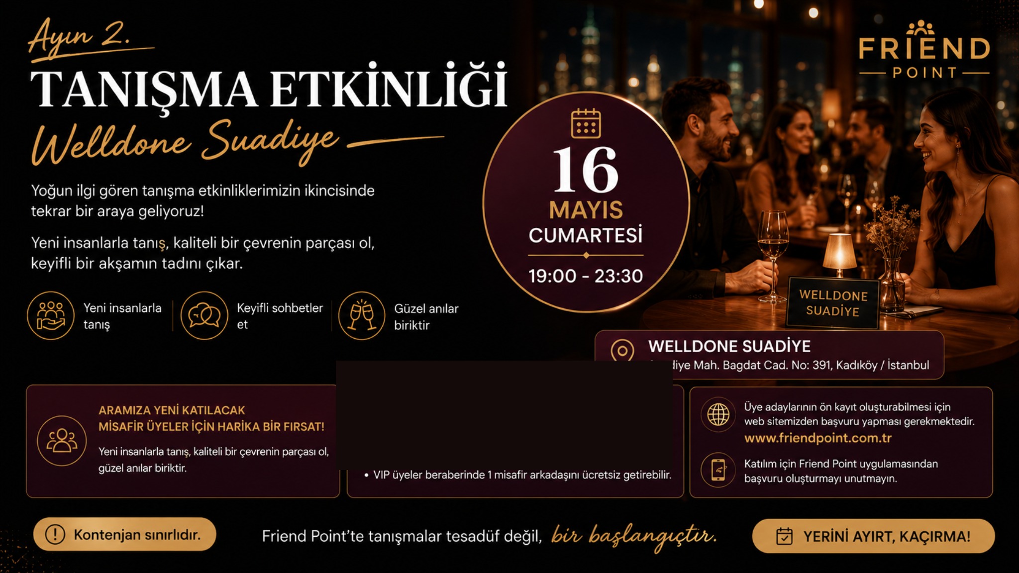 Friend Point Sosyal Tanışma Buluşması