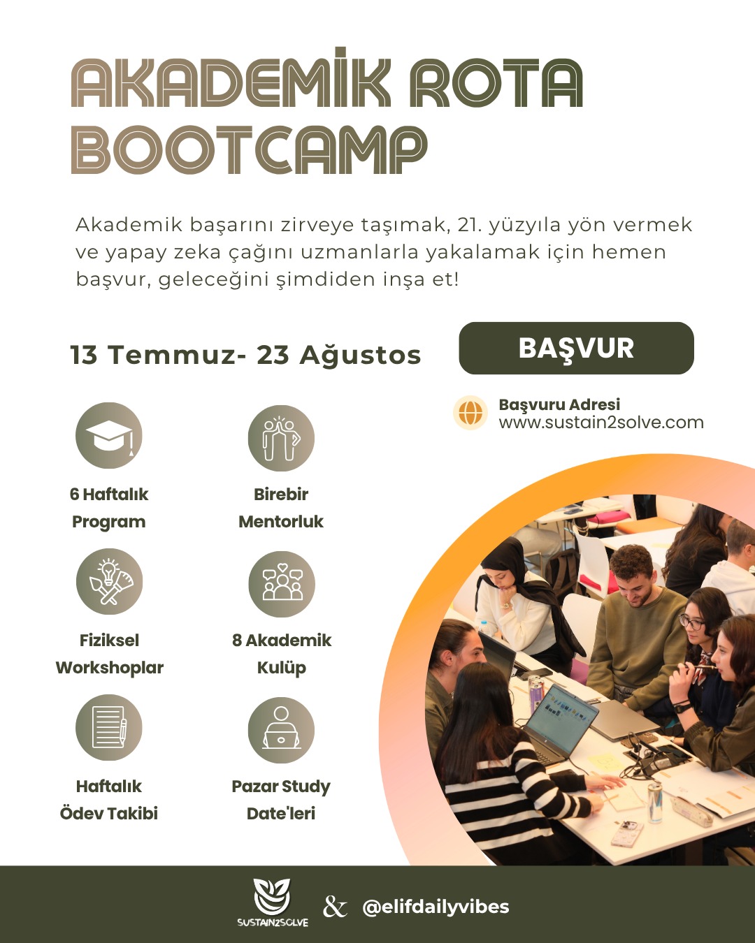 Akademik Rota Bootcamp- Sustain2solve X Elifdailyvibes