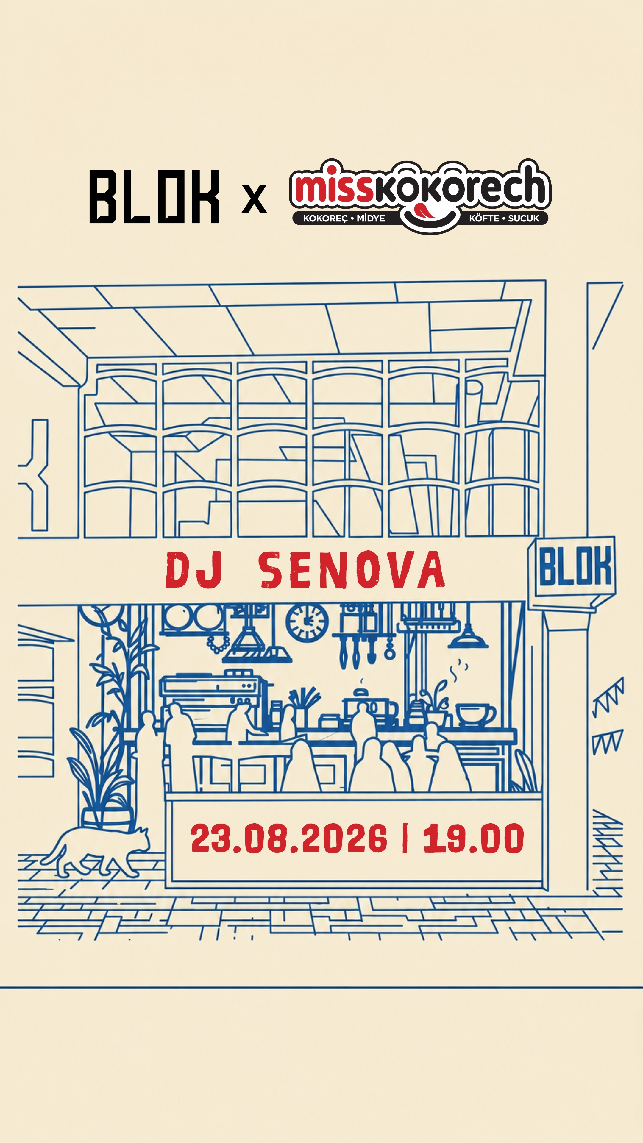 Dj Senova (blok X Miss Kokoreç) | Blok Mekan
