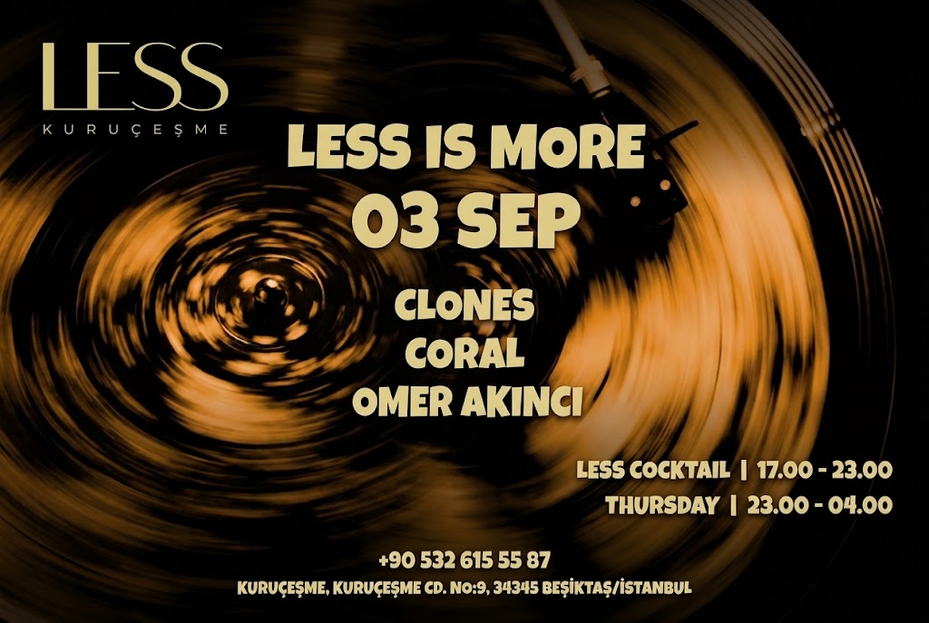 LESS | Perşembe