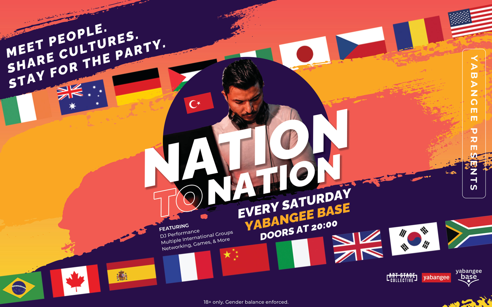 Nation to Nation: An International Meetup Event
