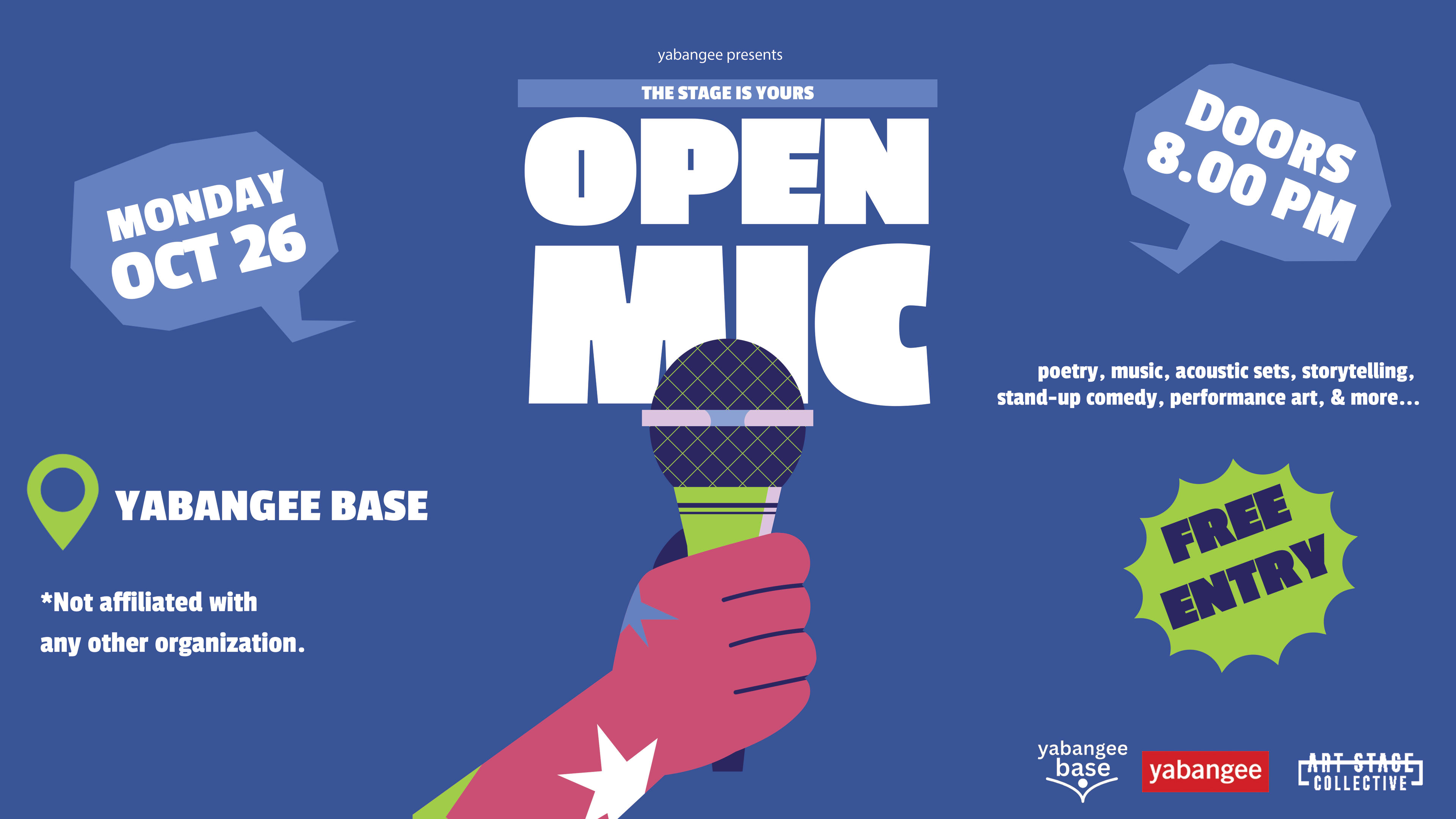 Open Mic Night: The Stage İs Yours