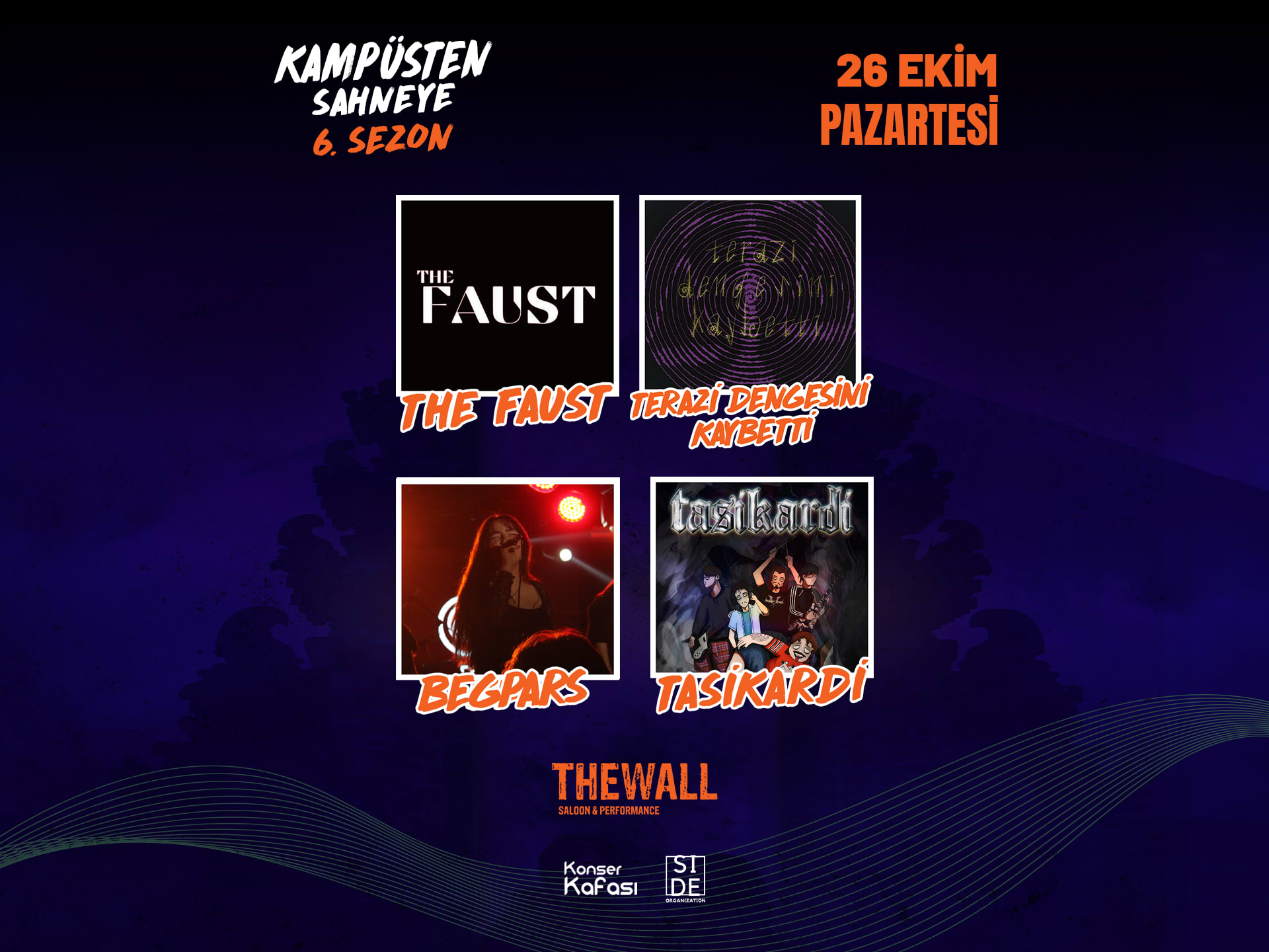 Kampüsten Sahneye - The Wall Saloon & Performance